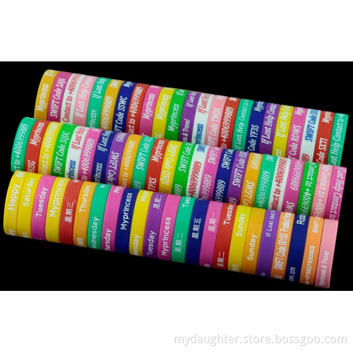Silicone Wristbands/Wristbands/ID Wristbands/Qr Wristbands/Unique Code Wristbands